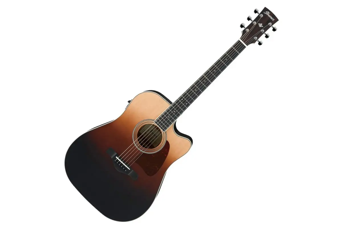 กีตาร์โปร่งไฟฟ้า Ibanez AW80CE-BLG