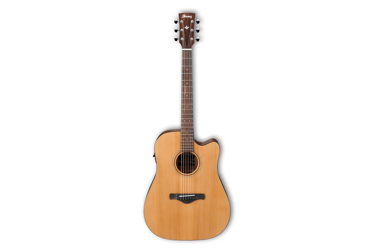 กีตาร์โปร่งไฟฟ้า Ibanez AW65ECE-LG