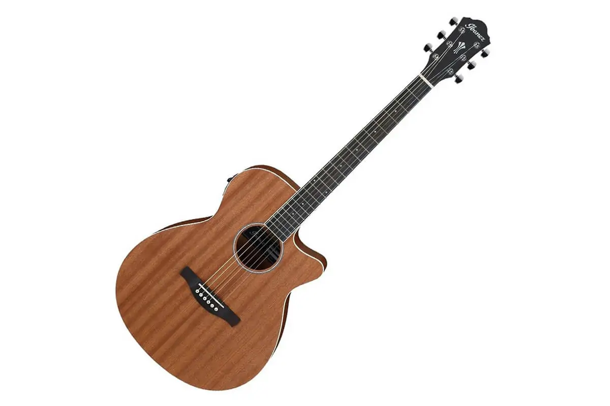 กีตาร์โปร่งไฟฟ้า Ibanez AEG7MH-OPN