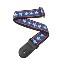 50A10 Woven Guitar Strap, Stars & Stripes