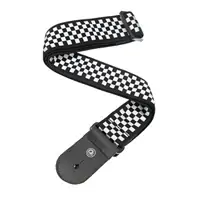 50C02 Woven Guitar Strap, Check Mate