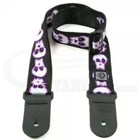 50JS07 Joe Satriani Guitar Strap, Skulls