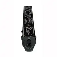 50PLJS01 Joe Satriani Planet Lock Guitar Strap, Skull N Bones
