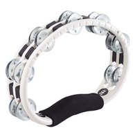 Tambourines, Aluminum Jingles Hand Held Version, White TMT1A-WH