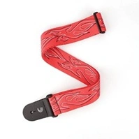 P20W1402 Flames Pinstripe - Red w/ Black