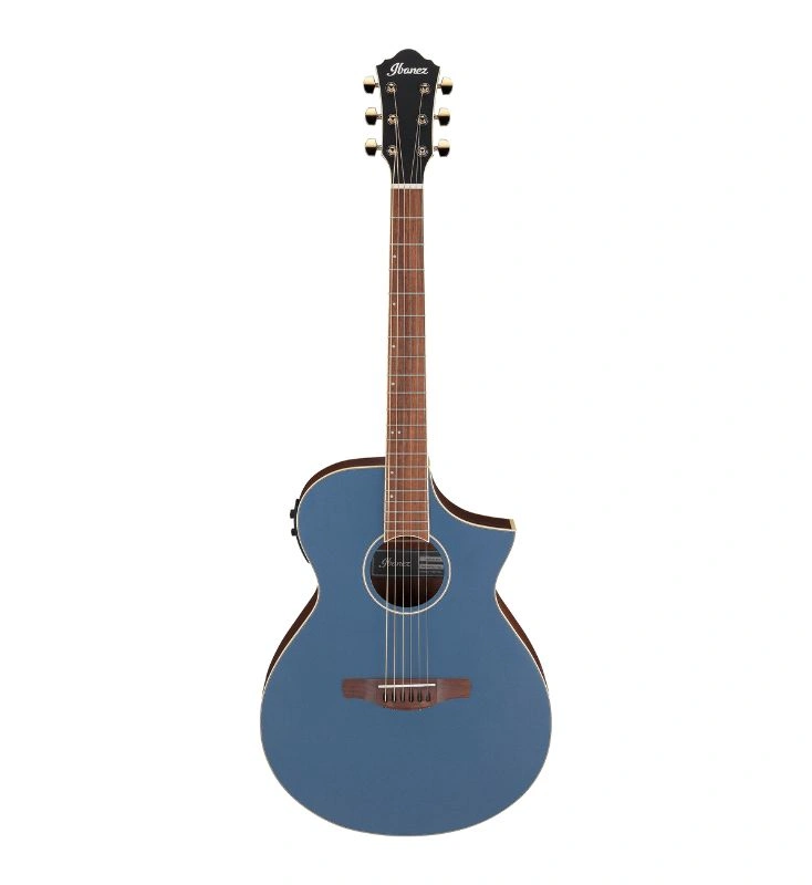 กีต้าร์โปร่งไฟฟ้า AEWC12-PMF : Prussian Blue Metallic Flat