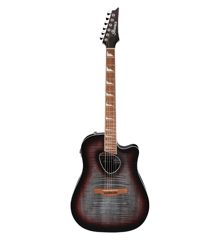กีตารโปร่งไฟฟ้า Ibanez  ALTSTAR series ALT30FM-RDB