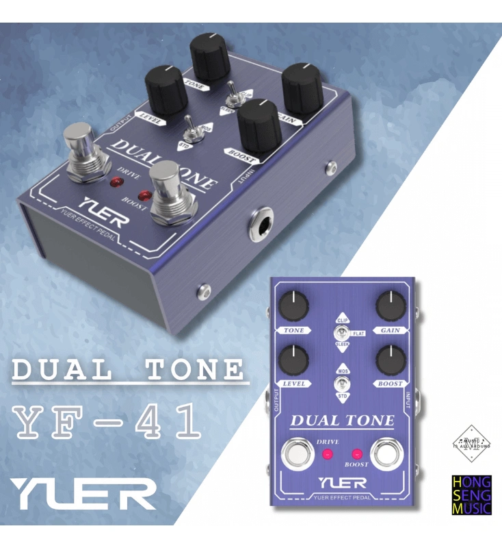Effect กีตาร์ไฟฟ้า YUER รุ่น YF-41 Dual Tone