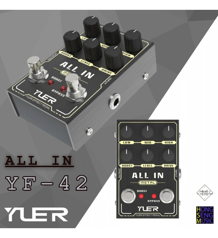 Effect กีตาร์ไฟฟ้า YUER รุ่น YF-42 All In