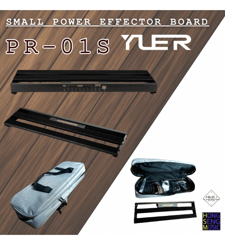 ชุด Pedalboard Small พร้อม Power supply ในตัว YUER w/Bag ไซส์ S รุ่น PR-01S