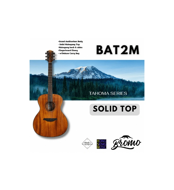 กีต้าร์โปร่ง Bromo รุ่น BAT2M