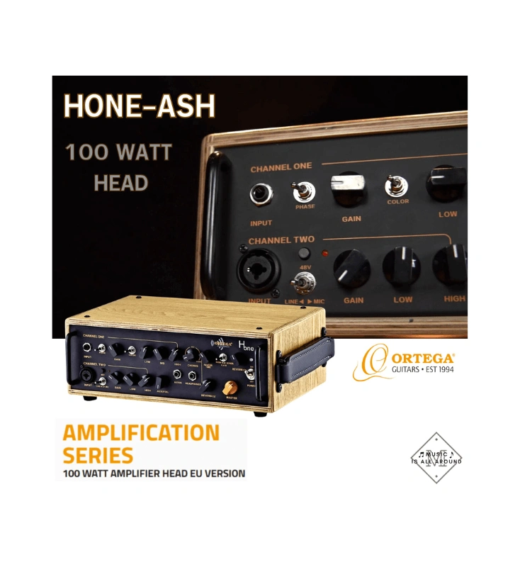 หัวแอมป์ Ortega Acoustic Amplification Series รุ่น HONE ASH แอมป์ HEAD ขนาด 100W