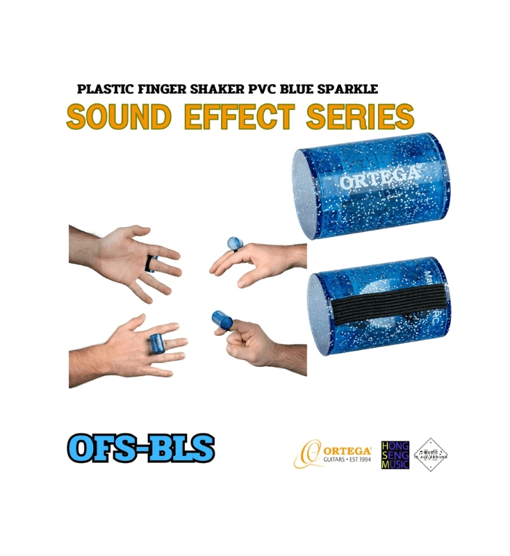 FINGER SHAKER Ortega รุ่น OFS-BLS Blue/Silver Sparkle