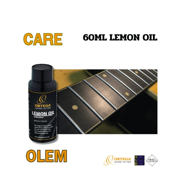 Lemon Oil Ortega น้ำยาเคลือบฟิงเกอร์บอร์ดกีตาร์ OLEM