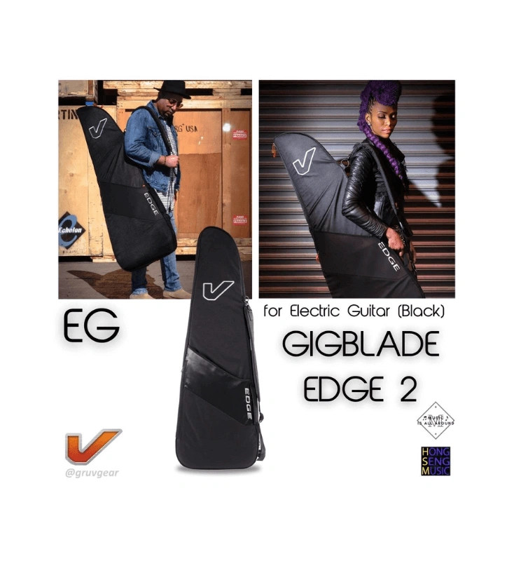 กระเป๋าใส่กีตาร์ไฟฟ้า GRUVGEAR Gigblade Edge 2 Electric Guitar Bag รุ่น EDGE2 - EG