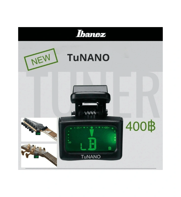 Tuner แบบหนีบ Ibanez รุ่น TUNANO