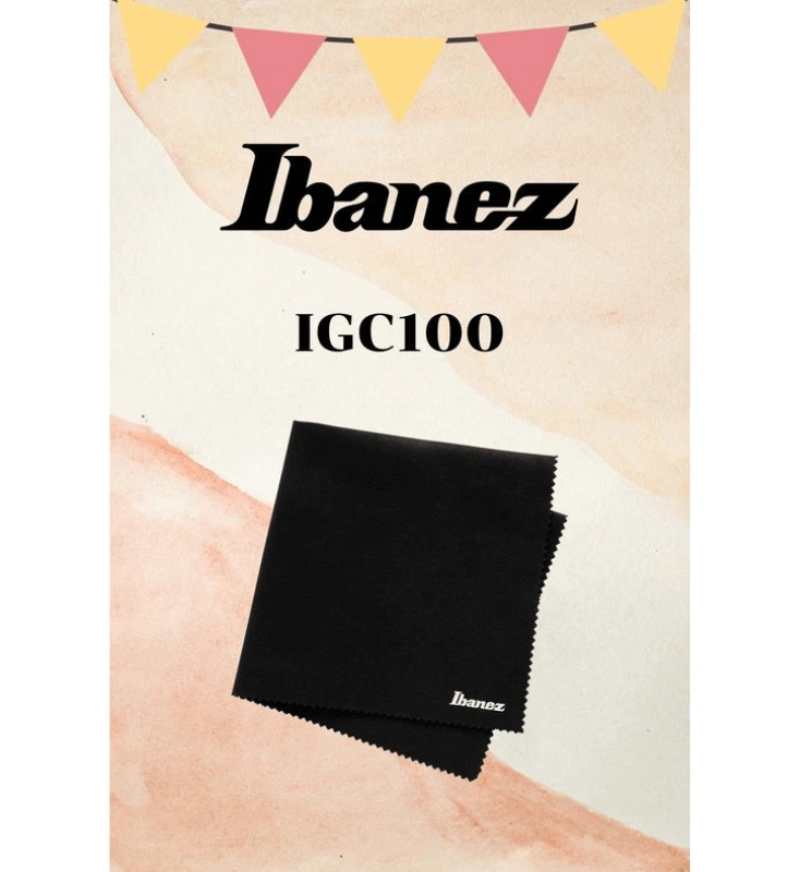 ผ้าเช็ดเครื่องดนตรี Microfiber Ibanez รุ่น IGC100
