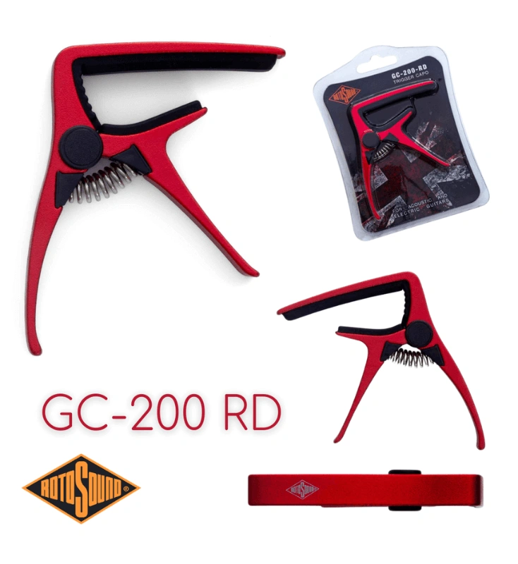 Rotosound Guitar Trigger Capo รุ่น GC-200 สีแดง