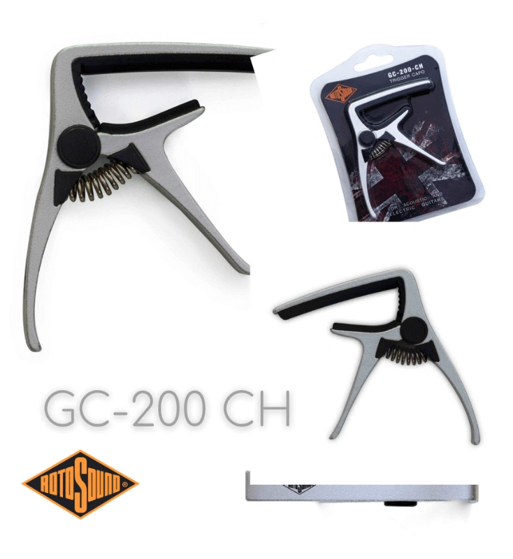 Rotosound Guitar Trigger Capo รุ่น GC-200 สีเทา
