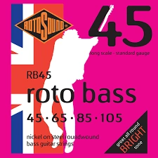 สายเบสไฟฟ้า Rotosound 4 สาย ขนาด 45-105 รุ่น RB45 (Made in England)