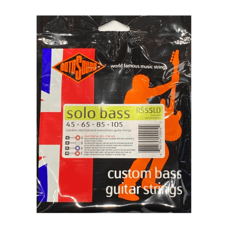 สายเบสไฟฟ้า Rotosound 4 สาย Stainless Steel Pressure Wound รุ่น RS55LD