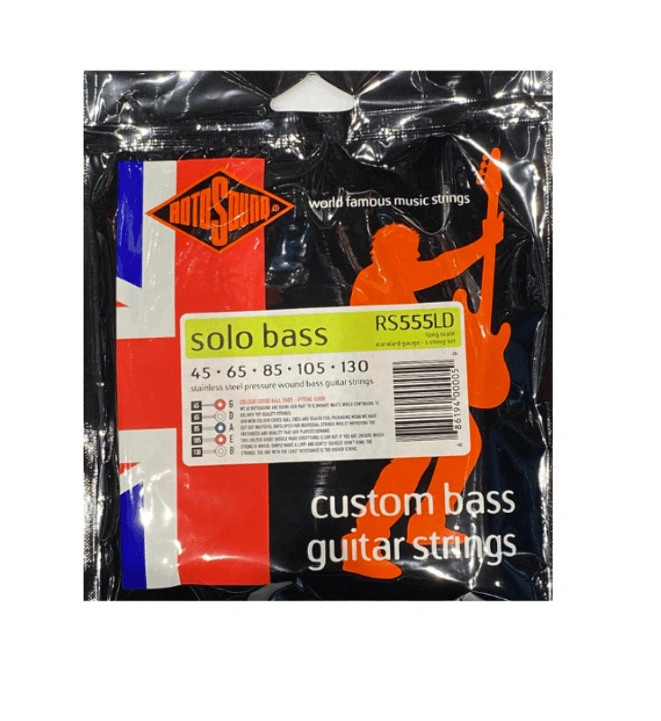 สายเบสไฟฟ้า Rotosound 5 สาย Stainless Steel Pressure Wound รุ่น RS555LD