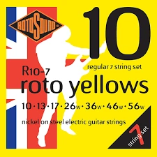 Rotosound สายกีต้าร์ไฟฟ้า 7 สาย ขนาด 0.10-0.56 รุ่น R10-7