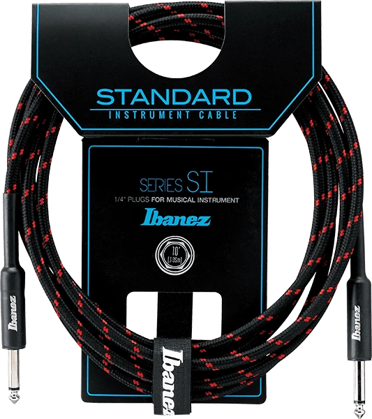 Ibanez สายสัญญาณ ขนาดความยาว 10 ฟุต รุ่น SI10-BW (3.05 เมตร)