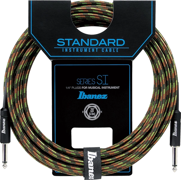 Ibanez สายสัญญาณ ขนาดความยาว 20 ฟุต รุ่น SI20-CGR (6.10 เมตร)