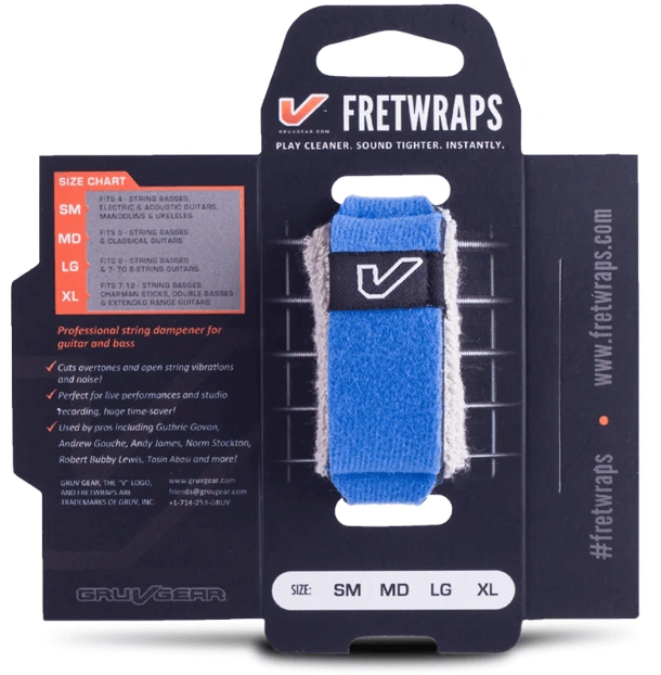 GRUV GEAR FretWraps String Muters Sky (Blue) SIZE SM/MD