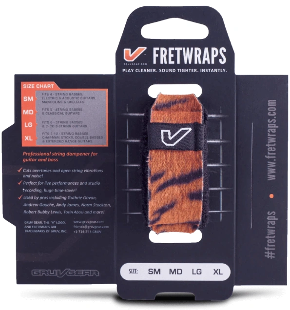 GRUV GEAR FretWraps String Muters Tiger SIZE SM/MD