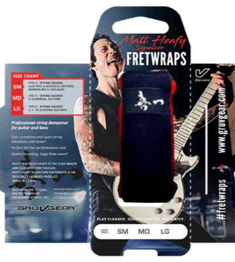 GRUV GEAR FretWraps String Muters Matt Heafy Signature SIZE SM/MD/LG