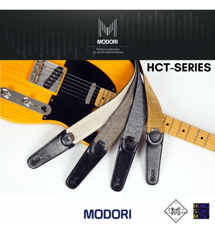 สายสะพายกีต้าร์และเบส MODORI รุ่น HCT-Seires (HCT-003 Yellow)