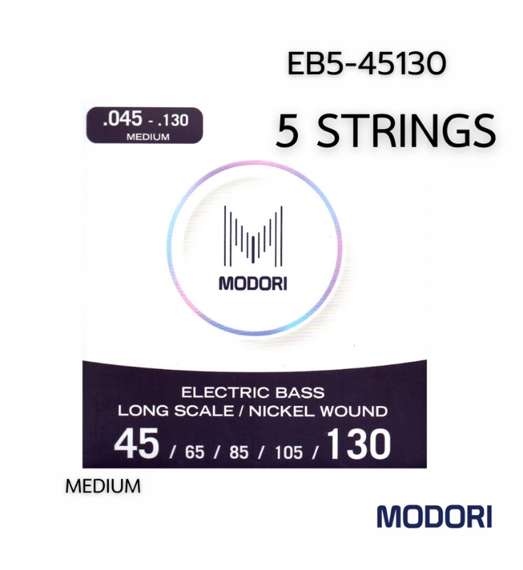 สายเบสไฟฟ้า MODORI STRINGS ELECTRIC BASS LONG SCALE / NICKEL WOUND (5 สาย)