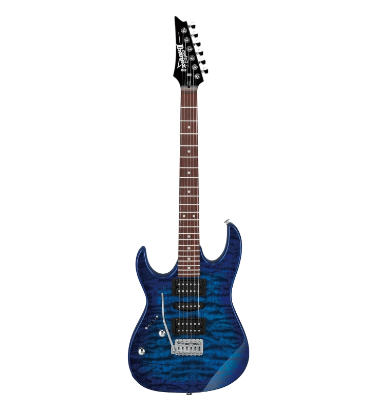 กีต้าร์ไฟฟ้ามือซ้าย Ibanez GRX70QAL-TBB
