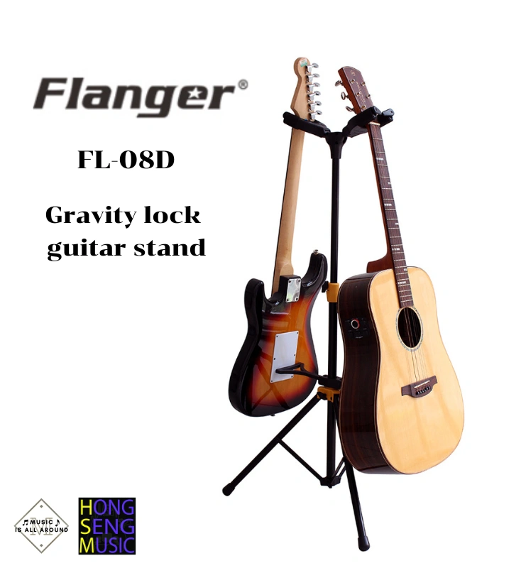 ขาตั้งกีตาร์แบบแขวนได้ 2 ตัว Flanger รุ่น FL-08D Gravity lock
