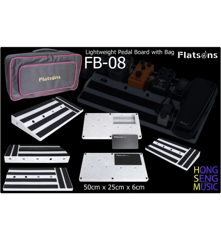 บอร์ดเอฟเฟคพร้อมกระเป๋า ขนาด50cm x 25cm x 6cm Flatsons รุ่นFB-08