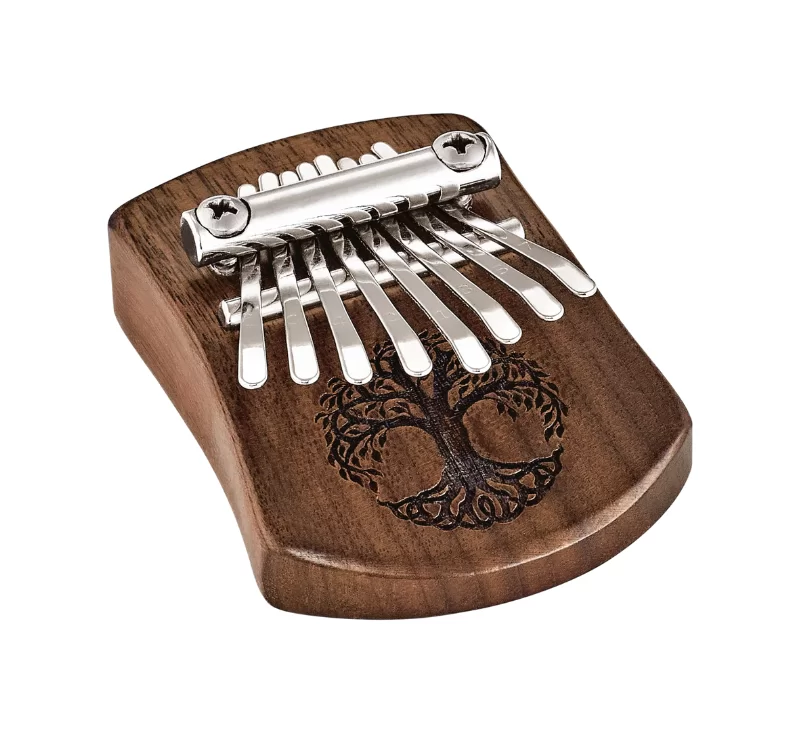 Mini Kalimbas 8 notes Kalimba, Tree Of Life, Black Walnut - KL801TOL