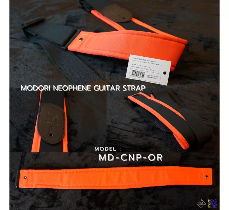 สายสะพายกีตาร์ MODORI Neophene-RED