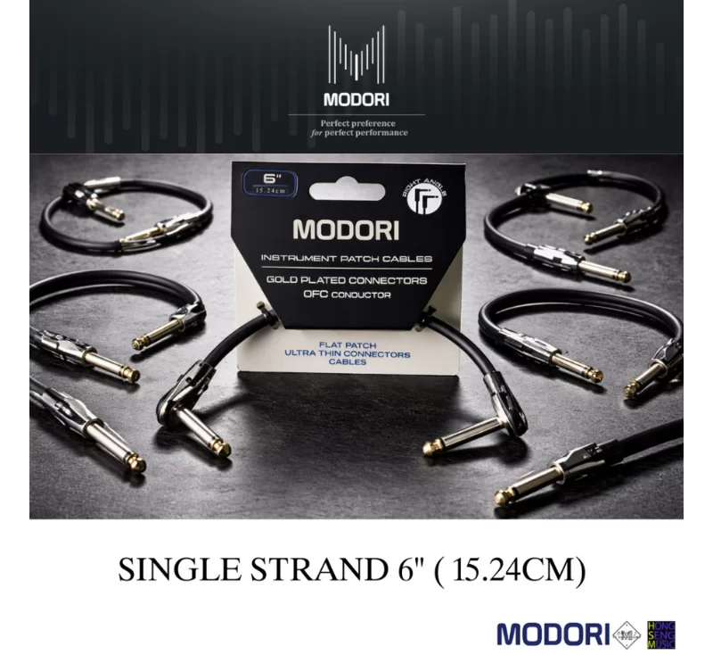 สายพ่วงเอฟเฟคกีตาร์ MODORI FTP-L6-1P ยาว 6 นิ้ว (24 cm.)