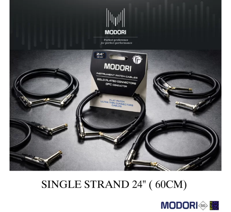 สายพ่วงเอฟเฟคกีตาร์ MODORI FTP-L24-1P ยาว 24 นิ้ว (60 cm.)