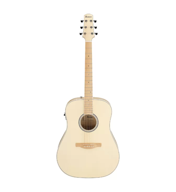กีตาร์โปร่งไฟฟ้า Ibanez AAD77M1E-OAW