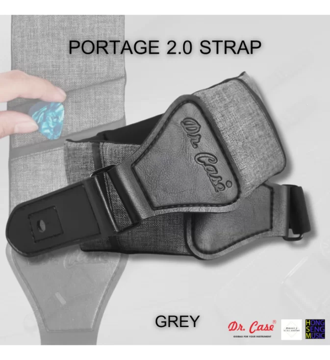 สายสะพายกีตาร์ Dr.Case รุ่น Portage 2.0 Strap - Grey -
