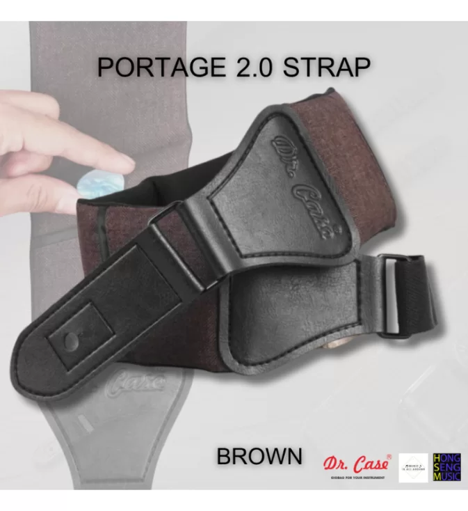 สายสะพายกีตาร์ Dr.Case รุ่น Portage 2.0 Strap - Brown -