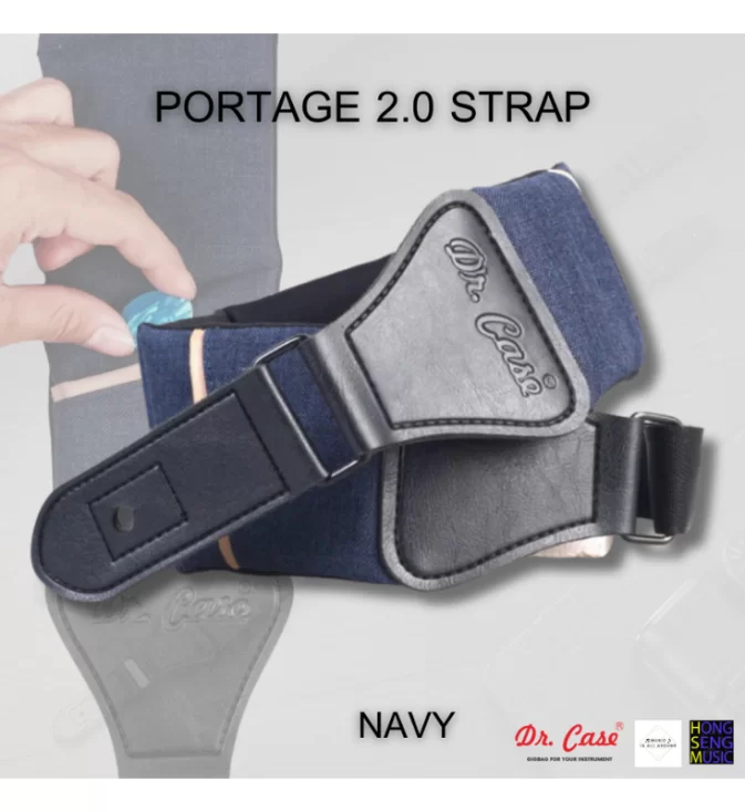 สายสะพายกีตาร์ Dr.Case รุ่น Portage 2.0 Strap - Navy -