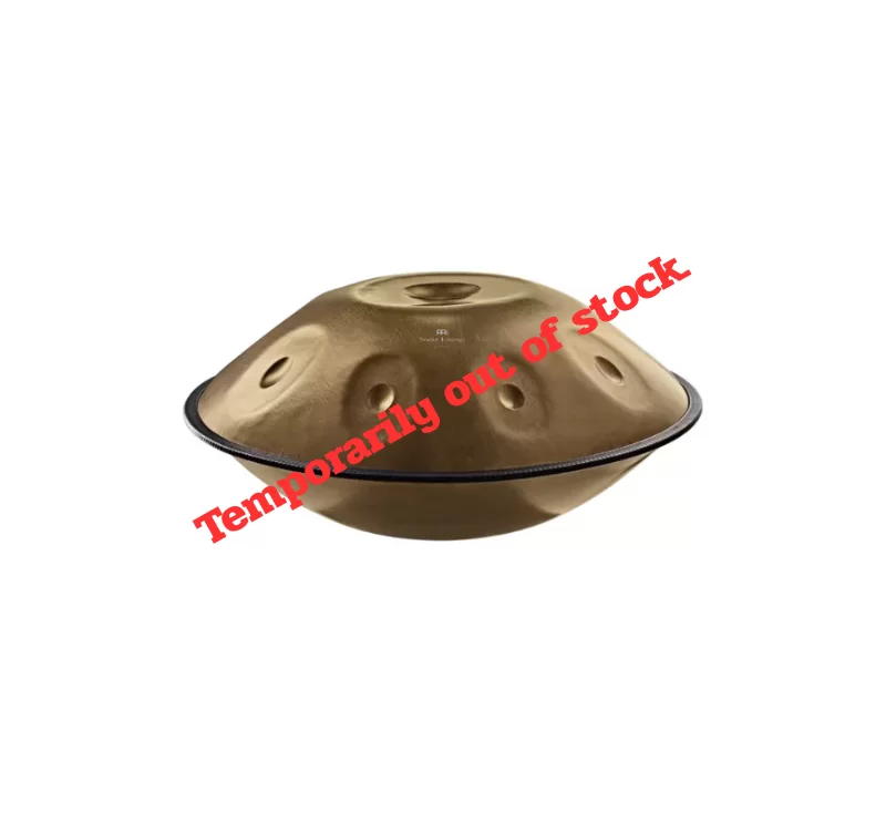 Sensory Handpan Stainless Steel C# Minor 9 Notes 432 HZ - Vintage Gold