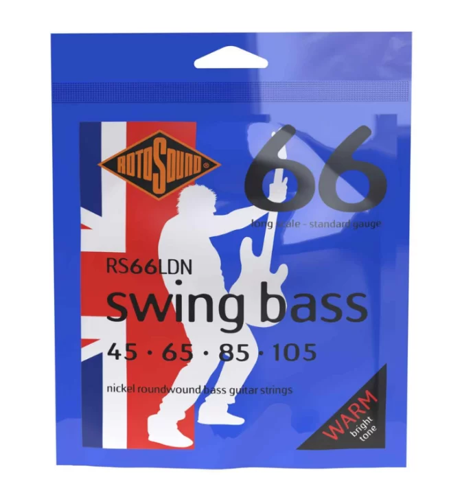 สายเบสไฟฟ้า Rotosound 4 สาย Nickel Roundwound รุ่น RS66LN