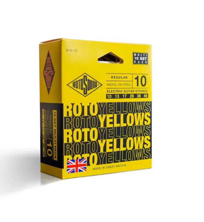 สายกีตาร์ไฟฟ้า Rotosound แพ็ค 10 ชุด เบอร์ 10-46