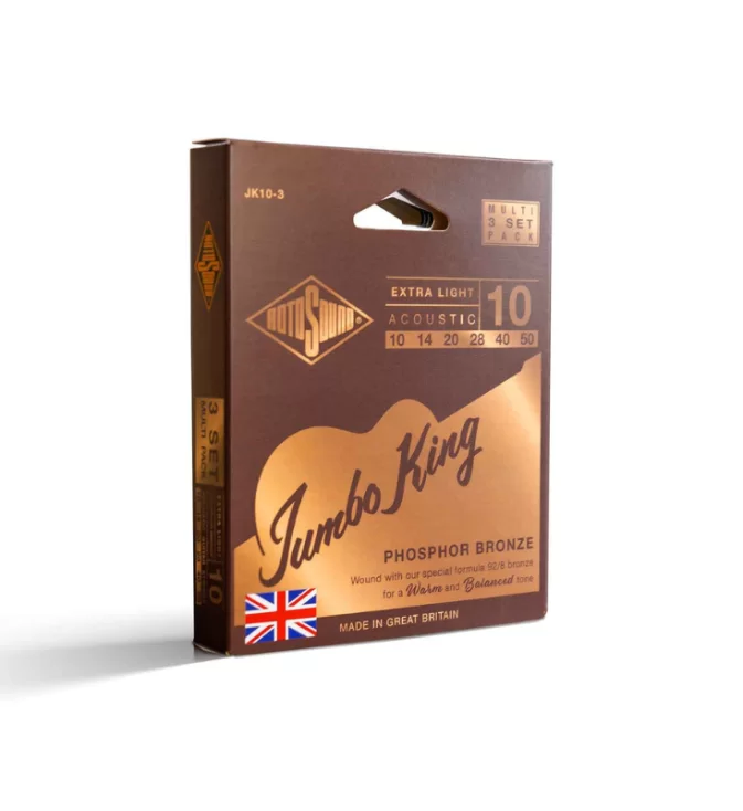 Jumbo King Acoustic Extra Light Triple Pack